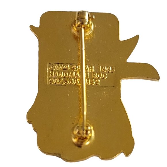 Wm Spear 1993 Enamel Iris Pin, Signed K944 - Picture 3 of 5